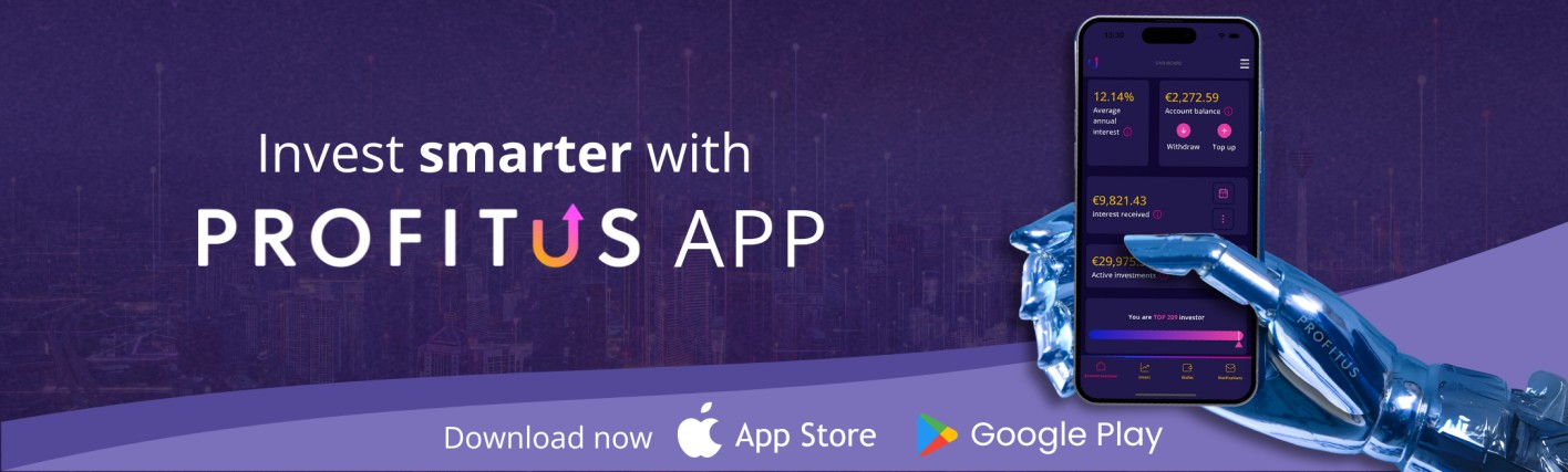 Profitus news PROFITUS mobile app – manage your investments with just one click!
